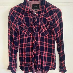 Rails Red and Blue Plaid Button Down Shirt